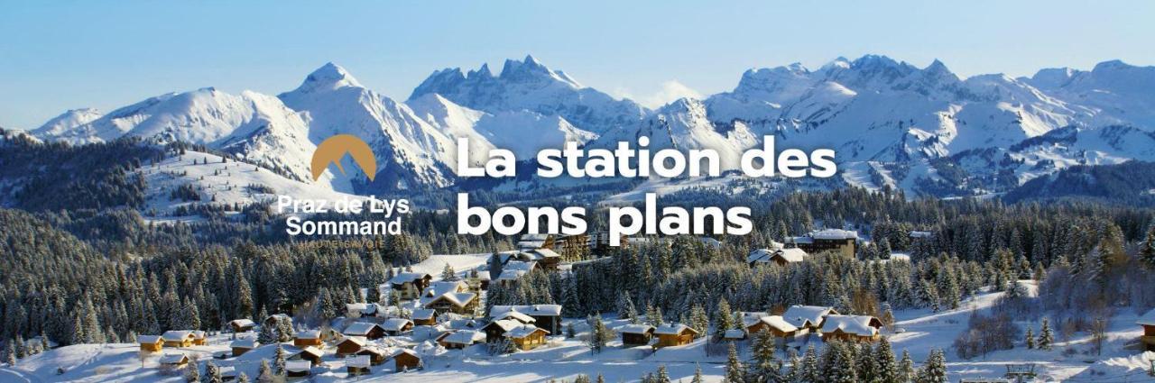 Studio Cabine Praz De Lys Taninges Buitenkant foto